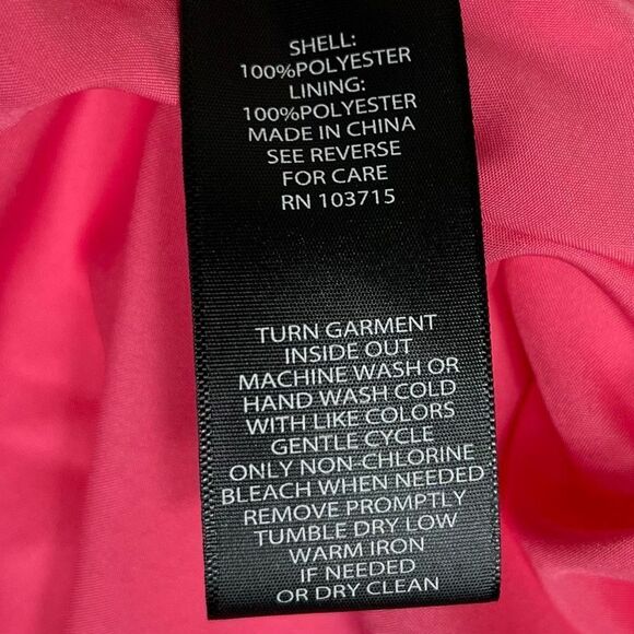 Nicole Miller Ruffle Cold Shoulder Long Sleeve Dress in Camelia Rose - Picture 8 of 12